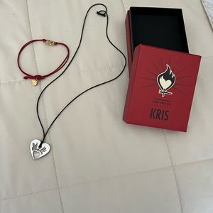 Kris Necklace and Tory Burch empowering bracelet!!!